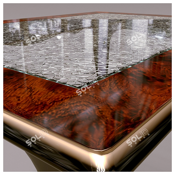 Modern Coffee Table with Sleek Design 3D model image 2
