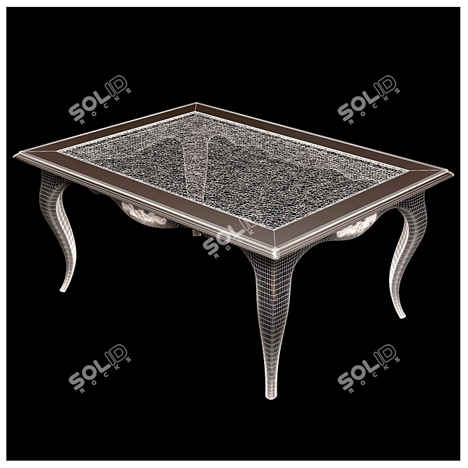 Modern Coffee Table with Sleek Design 3D model image 4