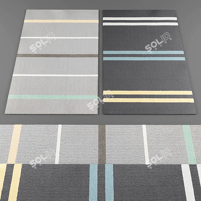 Ikea Rugs: Stylish Collection 3D model image 3