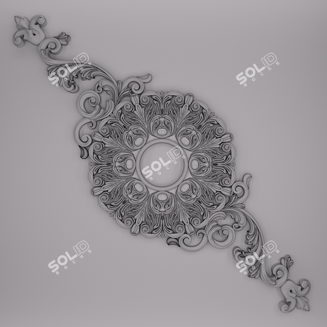 3D Trim Ornament Kit 3D model image 2