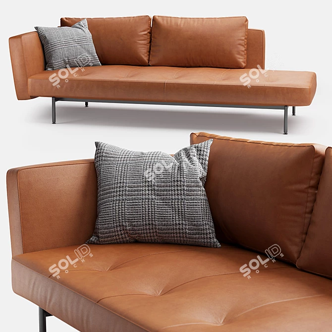  Elegant SAKè Sofa by B&B Italia 3D model image 1