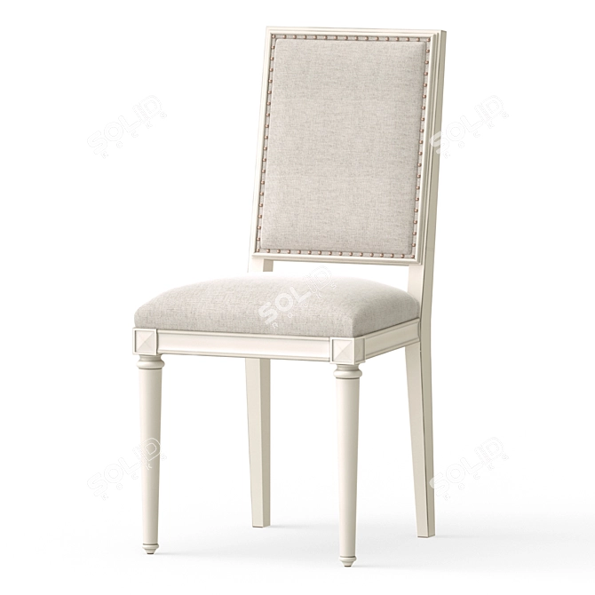 Nursery Chair: Provence Style 3D model image 1
