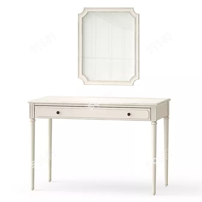 Provençal Charm: Nursery Console 3D model image 1