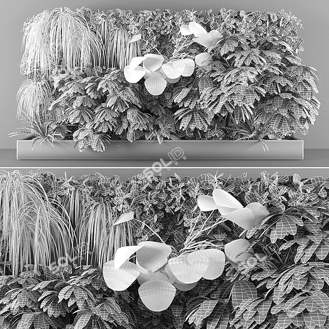 Vertical Oasis for Thriving Plants 3D model image 3