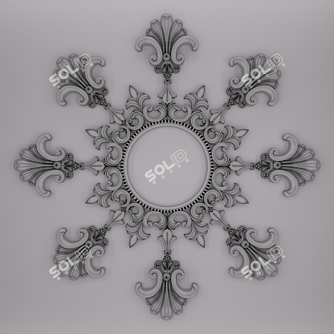 48 Trim Ornament: 3D Software Ready 3D model image 2