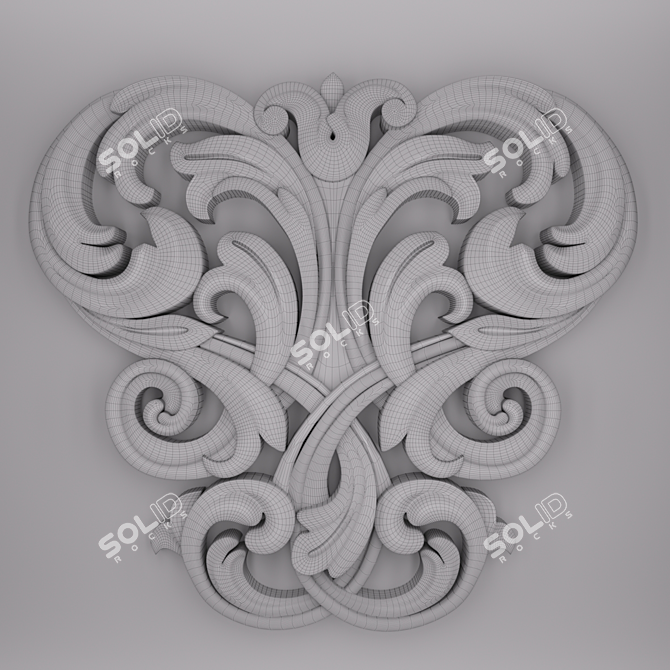 3D Trim Ornament Pack 3D model image 2