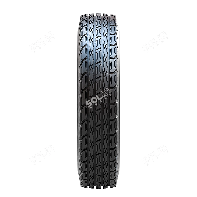 Bike Tread Pyramids: Superior Grip for Ultimate Performance 3D model image 2