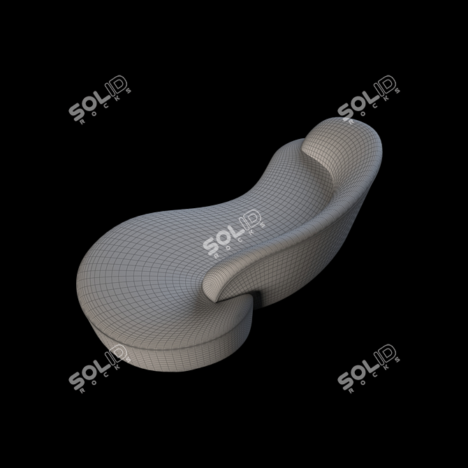 Sleek Sofa: Vladimir Kagan 3D model image 7