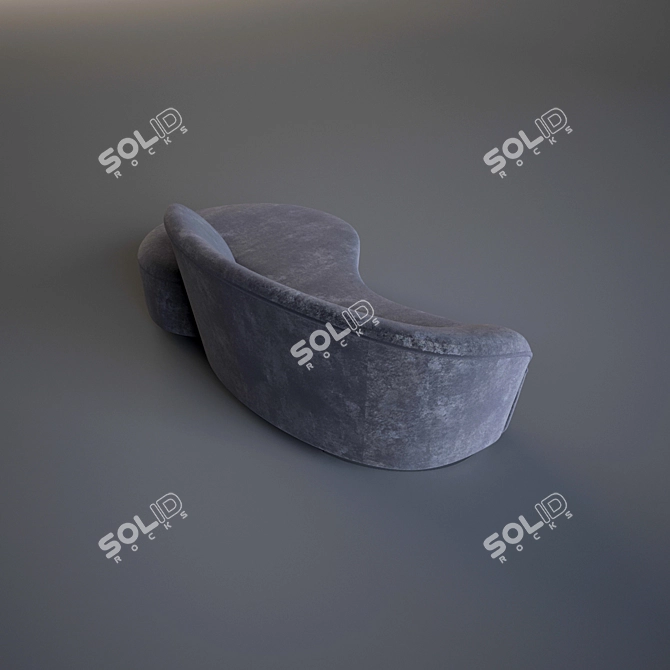 Sleek Sofa: Vladimir Kagan 3D model image 9