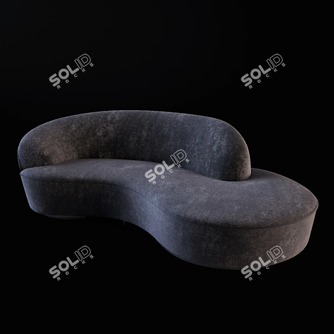 Sleek Sofa: Vladimir Kagan 3D model image 17