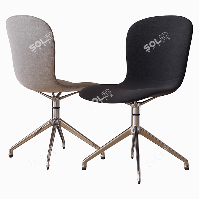 Modern Adelaide Swivel Chair 3D model image 2