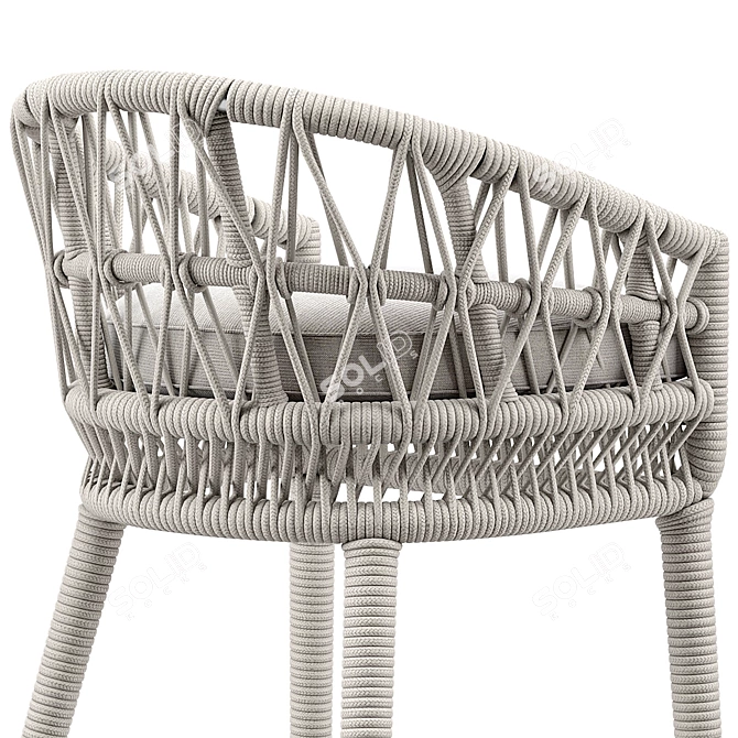 Sunset West Dana Barstool - Stylish, Comfortable, and Versatile 3D model image 4