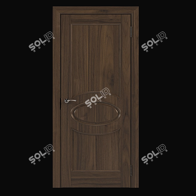 Classic Interior Door - Elegant Design, Perfect Fit 3D model image 1