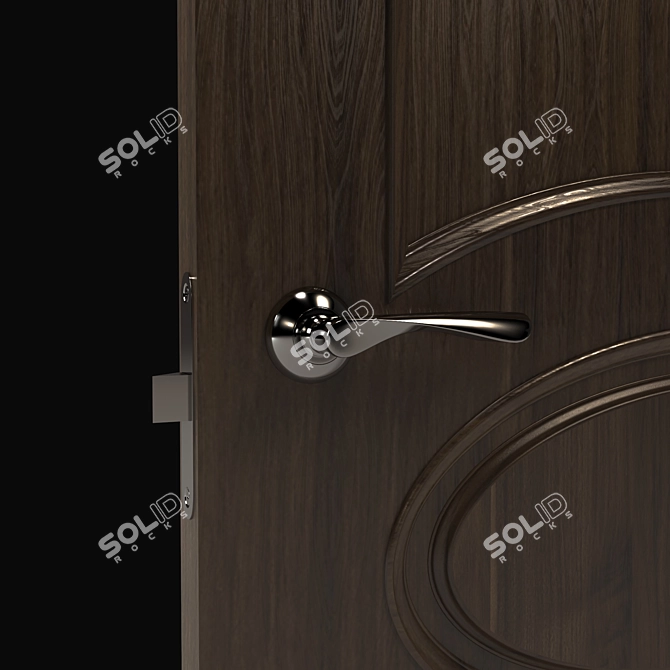 Classic Interior Door - Elegant Design, Perfect Fit 3D model image 2