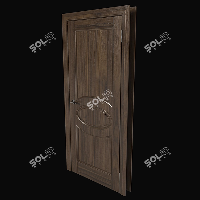Classic Interior Door - Elegant Design, Perfect Fit 3D model image 3