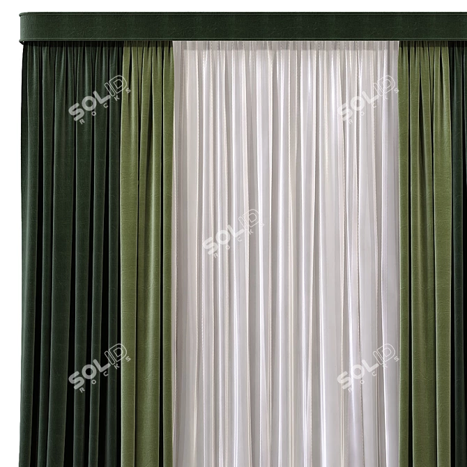 Revamped Curtain 570 3D model image 2