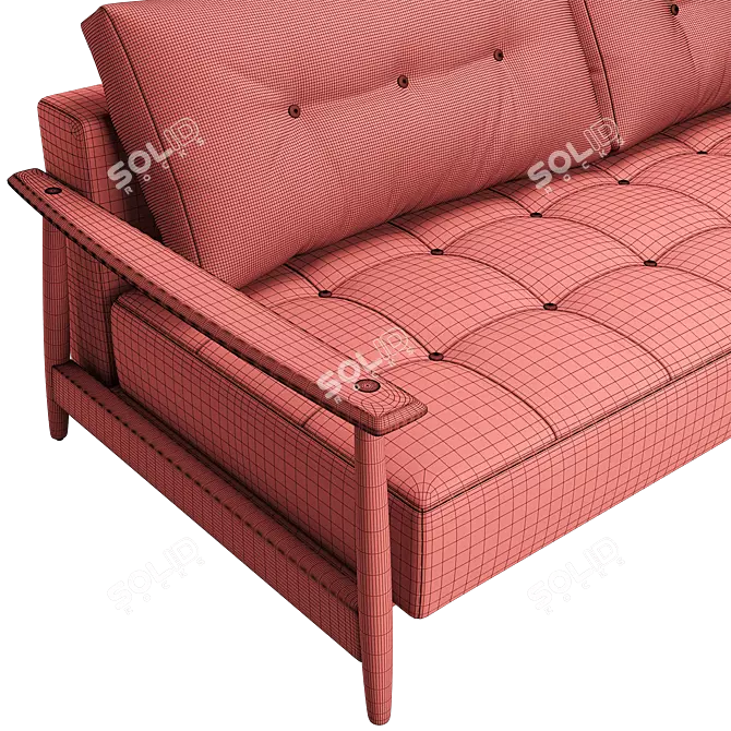 Una Modern Sofa: Compact and Stylish 3D model image 5