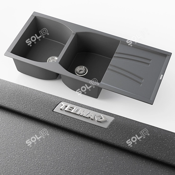 Elegant NK11620 Sink 3D model image 1