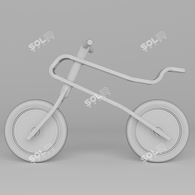 Title: Brum Brum Balance Bike 3D model image 5