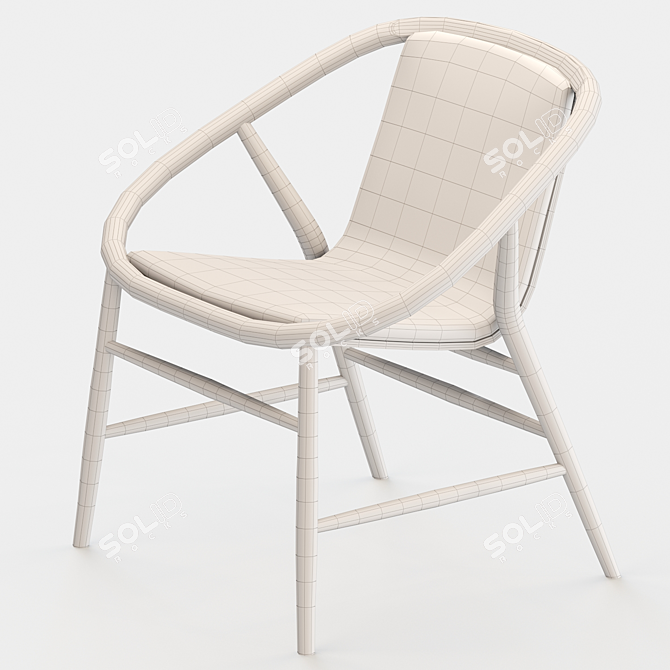 Sleek & Stylish Eve Chair 3D model image 4