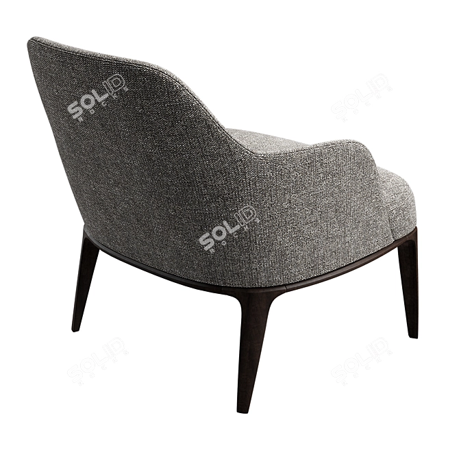 Elegant Poliform Jane Armchair 3D model image 3