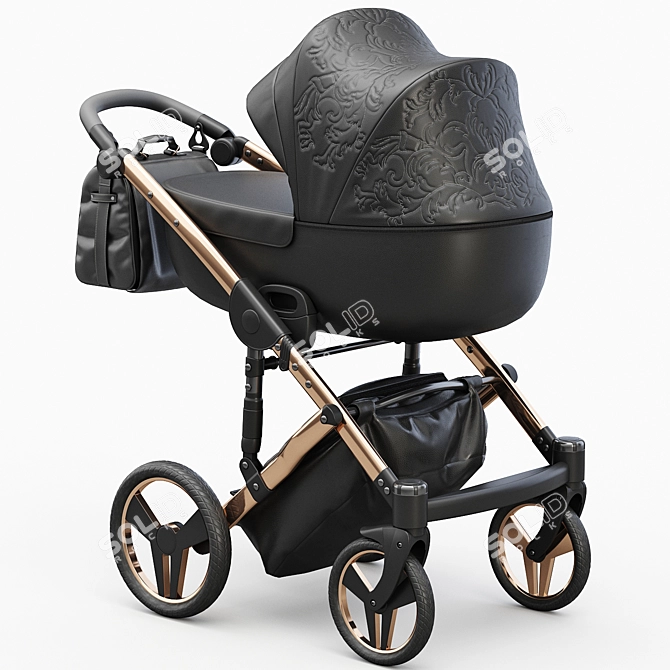 Versatile Junama Enzo Go Stroller 3D model image 1