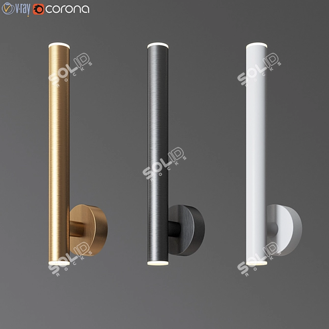 Loya Wall Light: Illuminating Elegance 3D model image 1