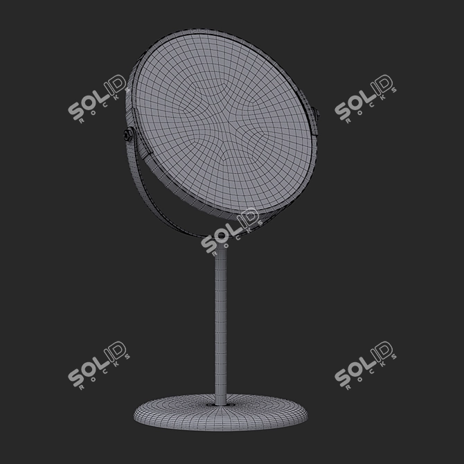 Sleek Scandinavian-style Mirror 3D model image 3