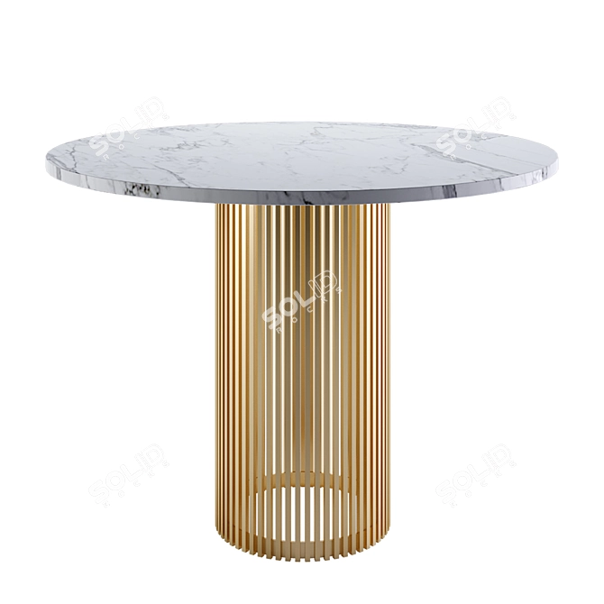 Title: Golden Faun Table 3D model image 1