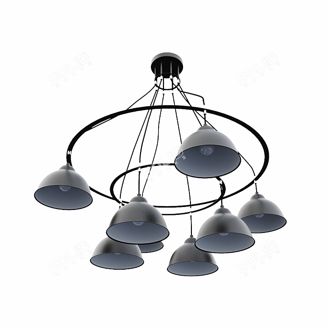 Modern Formula 4 Chandelier - MW-Light 696010808 3D model image 2