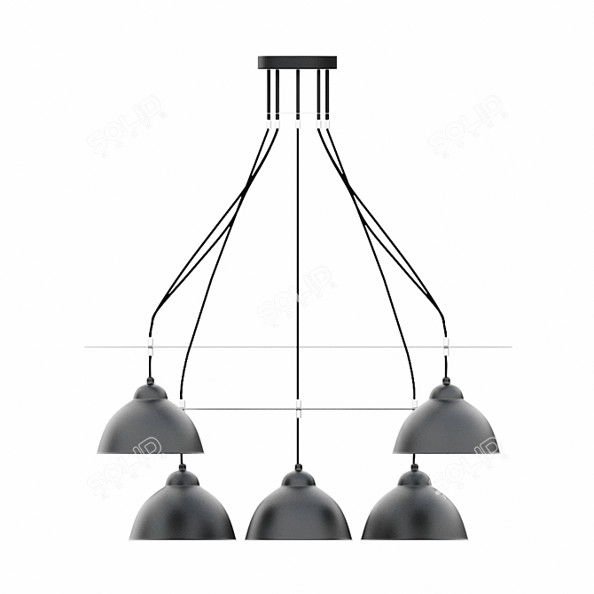 Modern Formula 4 Chandelier - MW-Light 696010808 3D model image 4