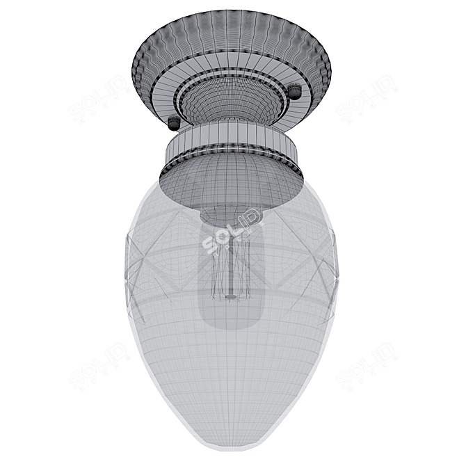 Arte Lamp A2304PL-1SG Dancaster: Elegant Italian Lighting 3D model image 3