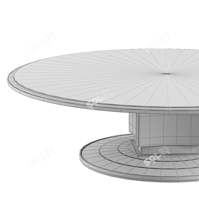 Luxurious Pollaro Center Table YF115 3D model image 4