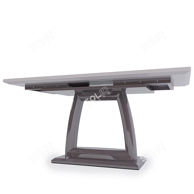 Title: MiK Table T1139a Folding - Beige Rectangle 3D model image 3