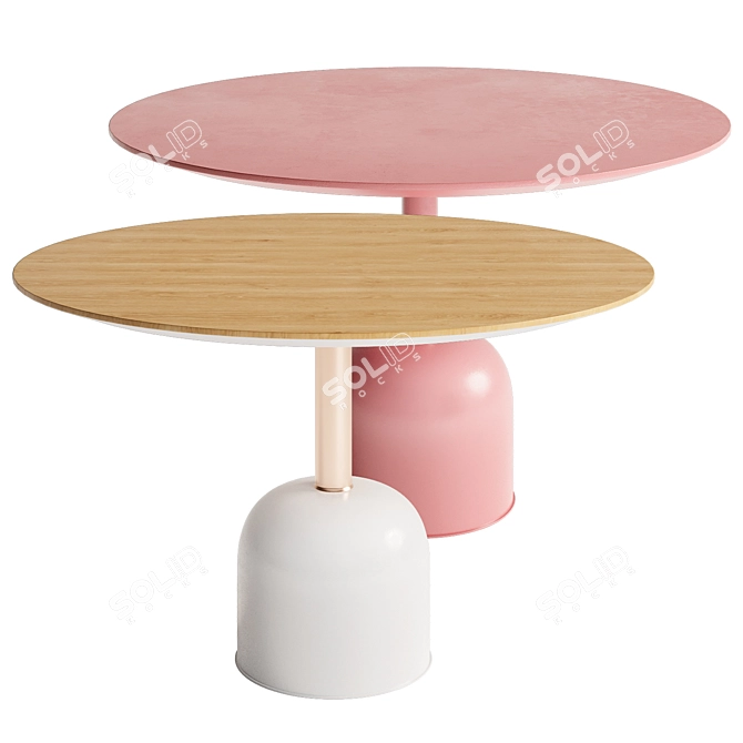 Miniforms ILLO Dining Table - Elegant and Modern 3D model image 1