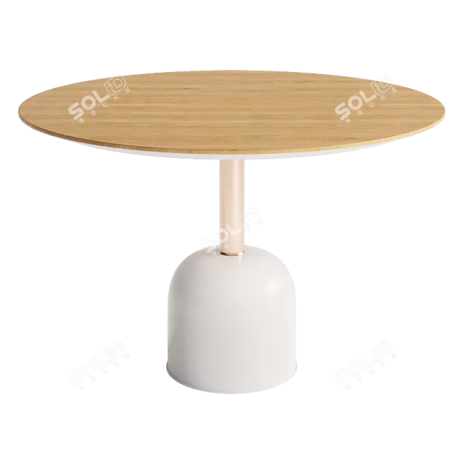 Miniforms ILLO Dining Table - Elegant and Modern 3D model image 2