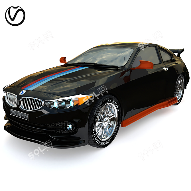 BMW 2013 S M3 Decal Kit 3D model image 1