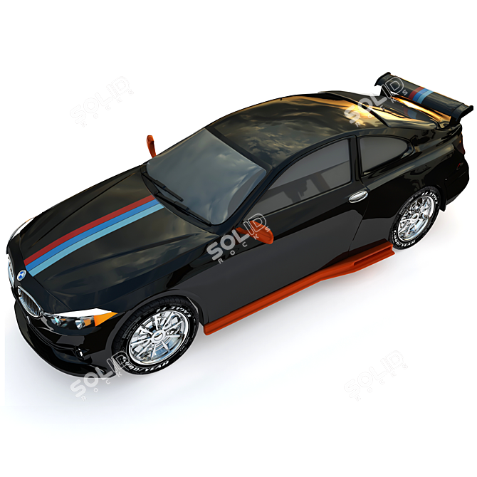 BMW 2013 S M3 Decal Kit 3D model image 2