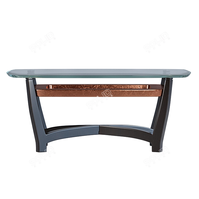 Elegant Elation Cocktail Table 3D model image 2