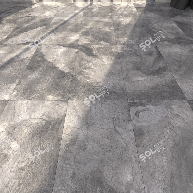 Bizantino Argento Marble Floor Set 3D model image 1