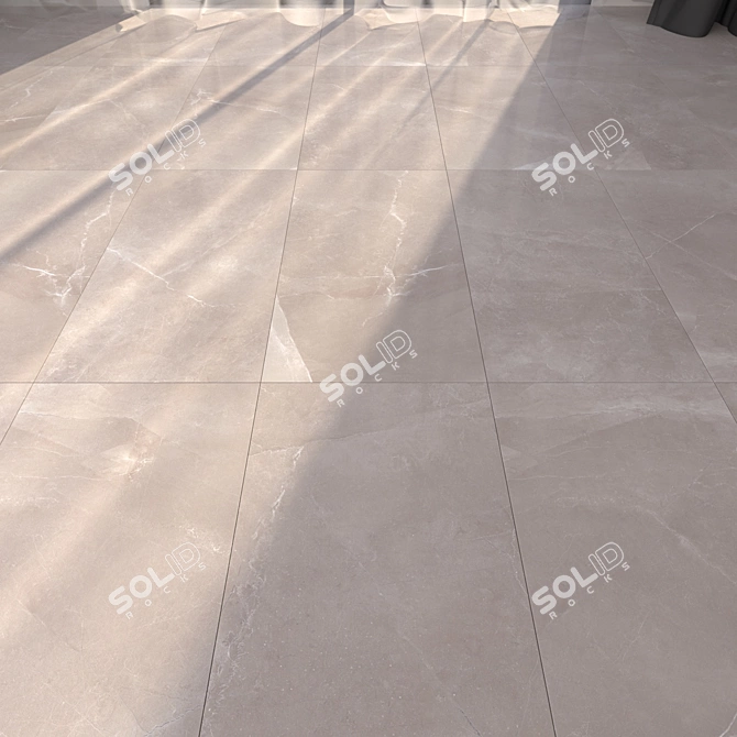 Elegant Pulpis Gray Marble 3D model image 1