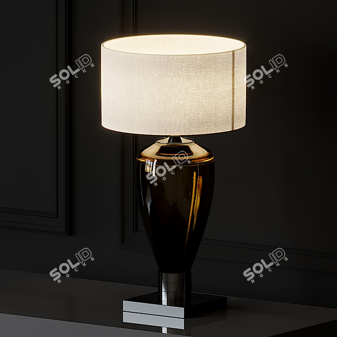 Elegant Ambra Table Lamp by Paralume Marina 3D model image 2