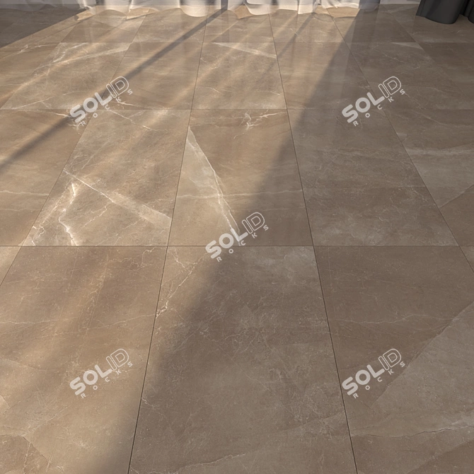 PULPIS MOCA Marble Floor: High-Quality, Multi-Textured Design 3D model image 1