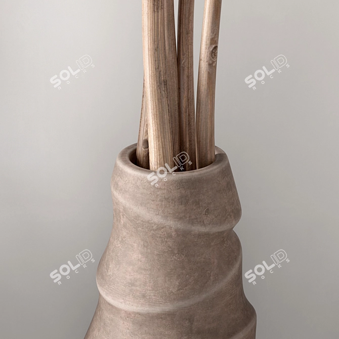 Elegance in Branches: Sophisticated Vase Décor 3D model image 4