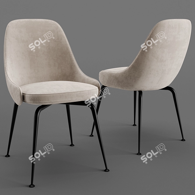 Swing Sedia Chair - Vibieffe 3D model image 1