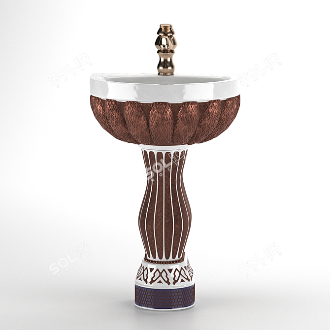 Semnan Decorative Sink 3D model image 4