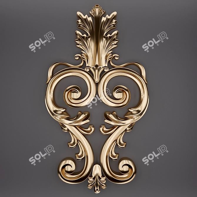 3D Trim Ornament Collection 3D model image 1