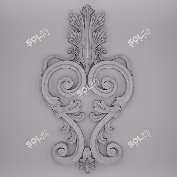 3D Trim Ornament Collection 3D model image 2