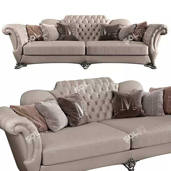 Luxurious Mantellassi FLORINDO Sofa 3D model image 1