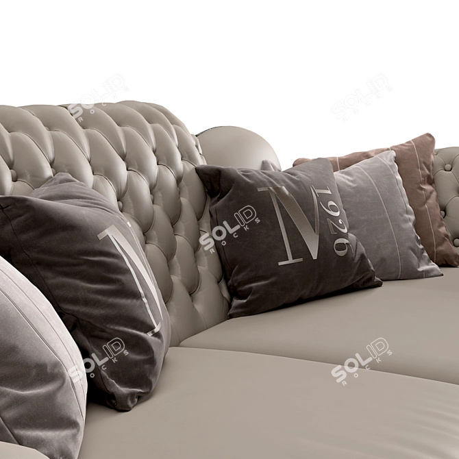 Luxurious Mantellassi FLORINDO Sofa 3D model image 4
